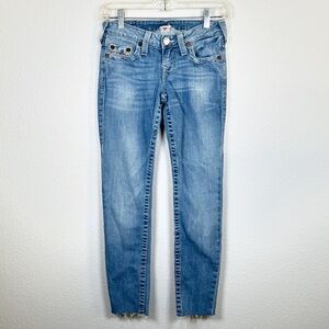 True Religion Light Wash Skinny Jeans